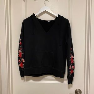 💖Floral sleeve v neck pullover